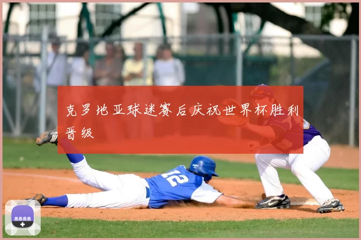 克罗地亚球迷赛后庆祝世界杯胜利晋级