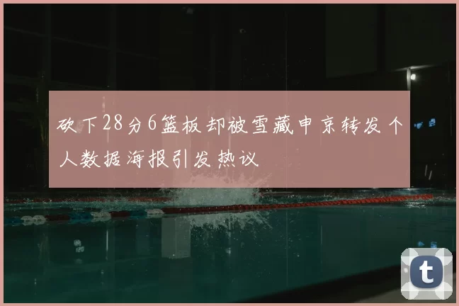砍下28分6篮板却被雪藏申京转发个人数据海报引发热议